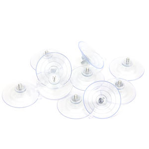 Ventouse transparente en PVC avec vis M5, forme ronde, pour fixation de plantes d'aquarium 520 - Product Image 3