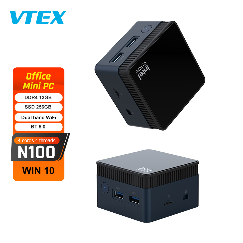 Small Portable N100 Mini Pc - 12gb Ram, Ssd, Win11, Smallest