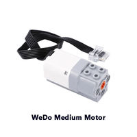 Piezas de Ladrillos para Funciones de Potencia Wedo 3.0, Motor, Sensor de Inclinación/Movimiento, Concentrador Inteligente, Batería Recargable, Compatible con Wedo 2.0