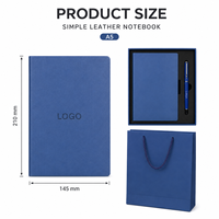 Ensemble cadeau d'affaires personnalisé, carnet en PU et stylo, boîte cadeau avec sac cadeau assorti pour la promotion de la marque et les cadeaux clients