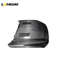 LANGyu 15-17 Pièces de modification de véhicule, capot moteur en fibre de carbone pour Ford Mustang, type Cevini, capot moteur modifié