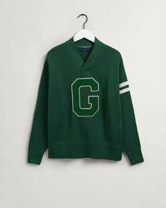 Custom College Letter cuello en V Jacquard Knit <span class=keywords><strong>Club</strong></span> <span class=keywords><strong>Polo</strong></span> suéter de punto de invierno cálido de los hombres suéter de punto para los hombres - Product Image 5