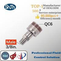 Raccord de plomberie haute pression Swagelok Type 316SS forgé, vis externe NPT femelle, accouplements rapides pour l'huile DIN API ASME ASTM JIS