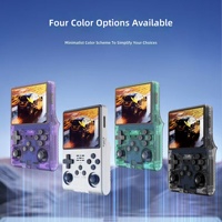 Console de jeu portable rétro R40S PRO, écran HD de 3,5 pouces, double joystick 3D, sortie TV OTG, lecteur de jeux rétro portable, personnalisable en usine