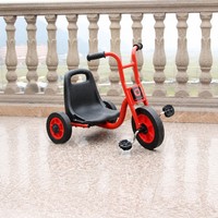 Tricycle pour enfants avec siège haute, tricycle à pédales pour tout-petits, équipement de terrain de jeux pour crèches et aires de jeux commerciales pour enfants