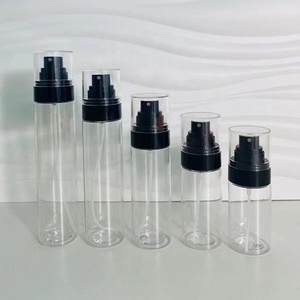 Lz Gói 50Ml 60Ml 80Ml 100Ml 120Ml Rõ Ràng Pet Trắng Đen Phun Chai Biểu Tượng Tùy Chỉnh Cơ Thể Sương Mù Kem Chống Nắng Phun Chai Với Bơm - Product Image 3