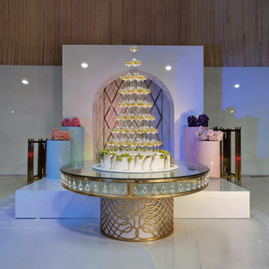 Torre di Champagne a 7 Piani in Acrilico Trasparente e Espositore Multifunzionale per Decorazioni di Matrimoni e Feste, Progettato da Gaojian - Product Image 4