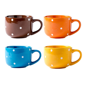 Mug en grès émaillé moderne, personnalisable avec logo, bol à soupe, compatible <span class=keywords><strong>lave</strong></span>-<span class=keywords><strong>vaisselle</strong></span> et micro-ondes, cadeau d'affaires - Product Image 6