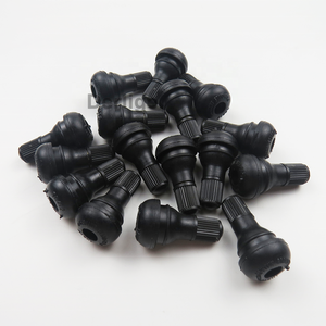 Valves de pneu <span class=keywords><strong>TR412</strong></span> à trous de jante sans chambre à air 0.453 pouces 11.5mm, tige de <span class=keywords><strong>Valve</strong></span> de pneu en caoutchouc noir court à encliqueter - Product Image 6