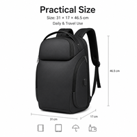 Mochila para Portátil de Gran Capacidad para Hombre, Resistente al Agua, para Viajes, Estudiantes, con Puerto de Carga USB