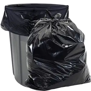 户外垃圾袋卷聚乙烯塑料垃圾袋大黑工业55 65定制加仑垃圾袋