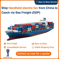 Achat en gros de ventilateurs portatifs auprès d'un agent d'expédition chinois, livraison DDP en République tchèque, service porte-à-porte, agent logistique fiable et abordable