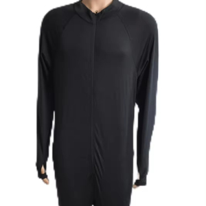 2026 primavera-verano 100% lana <span class=keywords><strong>merino</strong></span> hombres adultos doble extremo cremallera mono cómodo suave capa base manga larga antideslizante GECKO MASTER - Product Image 1