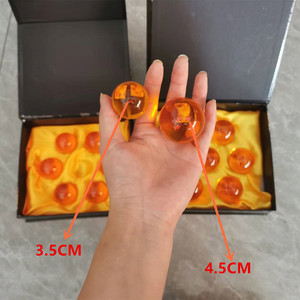 3,5 CM 7 estrellas esferas bola de cristal juego completo nuevo en caja Shenron DBZ dragón PVC Anime figura estatua de juguete - Product Image 3