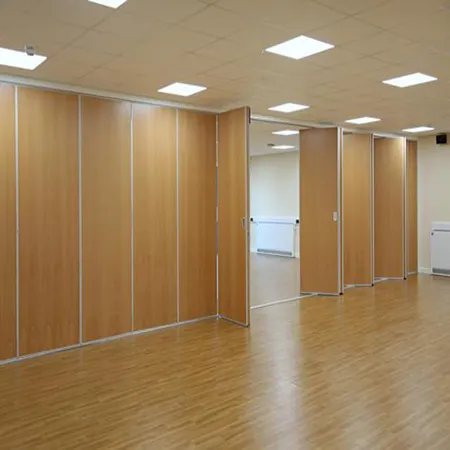 Interior Hotel Movable Soundproof Door Room Dividers Partition Wooden Office Partition