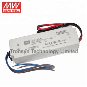 Meanwell LPV-100-12แหล่งจ่ายไฟ LED 100วัตต์กันน้ำ IP67ไดรเวอร์แรงดันคงที่รับประกัน2ปี CE EMC ได้รับการอนุมัติสำหรับ220V/110V - Product Image 6
