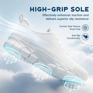 Chaussures décontractées pour hommes Printemps-Été 2026, avec empeigne personnalisée, semelles épaisses rehaussantes, antidérapantes, en denim, design petit blanc tendance - Product Image 3