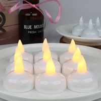 LED Flammenlose Schwimmkerze in Zylinderform, Batteriebetrieben, für Fisch, Großhandel, Spa, Dusche, Badezimmer, Party, Heimdekoration