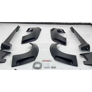 Kit carrosserie pour Ford Mustang : Lame de pare-chocs avant, jupes latérales, spoiler de pare-chocs arrière, protection de passage de roue arrière, accessoires automobiles - Product Image 5