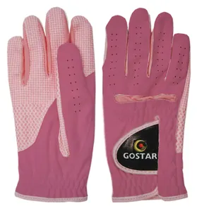 Popular Fuchsia Golf Gloves Customized Color Womens Golf Gloves Add Your Logo