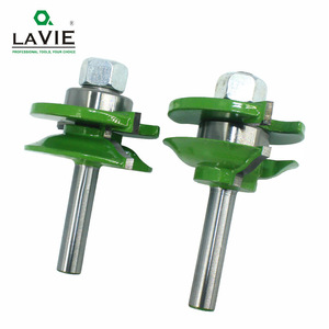 Lavie Straight Cut Carbide Tipped Router Bit 8mm Shank 73mm Length For Woodworking - Product Image 2