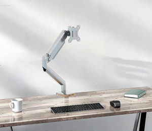 Bán Buôn Đầy Đủ Nhôm Khí Rắn Mùa Xuân Vesa Tấm Máy Tính Cánh Tay Duy Nhất AG8-21 Phù Hợp Với 13 "-32" Màn Hình <span class=keywords><strong>LCD</strong></span> Màn Hình Gắn Cánh Tay - Product Image 5