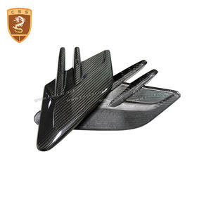 Garde-boue de protection en Fiber de carbone, accessoire pour pare-choc avant, lèvre, nouveau Range Rover Sport <span class=keywords><strong>Svr</strong></span>, livraison rapide - Product Image 4