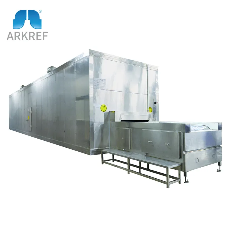 Arkref iqf Tunnel Freezer Machine|Tunnel Blast Freezer|Tunnel Type Low-Temperature Freezer For Dumpling Freezer