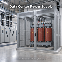 Transformateur de distribution de type sec, transformateur électrique triphasé pour usage industriel