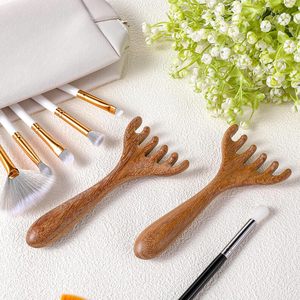Massaggiatore per la <span class=keywords><strong>Testa</strong></span> in Legno Portatile, Strumento per <span class=keywords><strong>Massaggio</strong></span> del Cuoio Capelluto per Relax e Riduzione dello Stress - Product Image 4