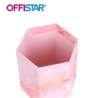 1 pièce, porte-stylo sur mesure, motif marbre, pour bureau, organisateur