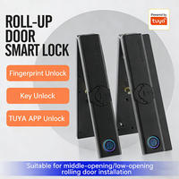 Serrure intelligente Tuya pour portail roulant, déverrouillage par empreinte digitale et mot de passe, sécurité universelle, serrure électronique pour porte de garage