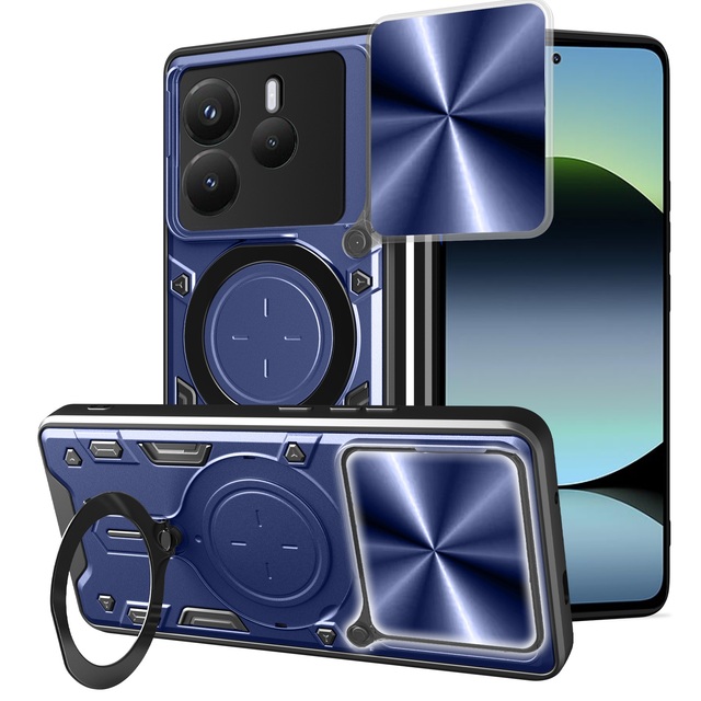 Slide Camera Lens Case for Xiaomi Poco X4 Pro 5G X6 X7 F4 C40 12T  14T Grade Shockproof Bumpers Armor Ring protection Cover