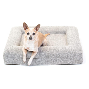Durable Removable Cover Modern Square Luxury Large Washable Orthopedic Boucle Waterproof Memory Foam Pet <b>Dog</b> <b>Bed</b> Carton - Product Image 1
