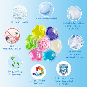 Capsules de <span class=keywords><strong>lessive</strong></span> hypoallergéniques 7 en 1, gel concentré pour le lavage du linge - Product Image 3