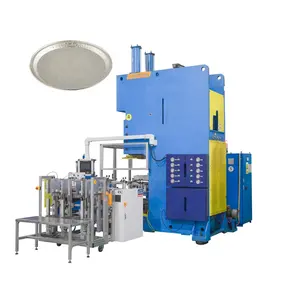 Multifunctional high speed 63 tons of small aluminum foil container making machine for disposable foil containers