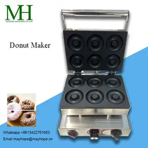 6 Holes Stainless Steel Automatic Donut Making Machine For Sale Donuts Maker