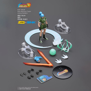 Figura de Acción Coleccionable JOYTOY KOF98UMIkari Warriors Team Leona Heidern JT01703 Escala 1/18, Modelo Articulado - Product Image 6