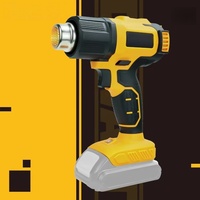 Untuk Pistol Panas Lithium DEWT yang Dapat Diisi Ulang, 350-550 ℃ Volume Udara 100-200L/menit, Waktu Operasi 36 menit untuk Kerajinan DIY & Pembungkus Vinyl
