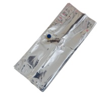 Sac aseptique transparent en aluminium de 220 L avec valve, sac BIB (Bag-in-Box) pour l'emballage de lait, de jus et d'aliments liquides