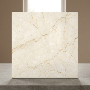 Baldosas de Porcelana Mate Color Marfil Bottochino de 24x24 Pulgadas, Cerámica Esmaltada de 8mm para Interiores Comerciales - Product Image 1