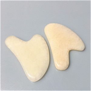 Soins de la peau jaune pierre brosse <span class=keywords><strong>gua</strong></span> <span class=keywords><strong>sha</strong></span> jaune jade outil de beauté pour les yeux <span class=keywords><strong>cou</strong></span> - Product Image 1