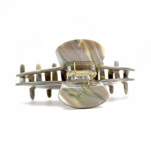 CANYUAN Classic 10cm Venta caliente de media luna acetato pinzas para el cabello con temperamento Cola de Caballo pinzas para el cabello personalizadas al por mayor - Product Image 4