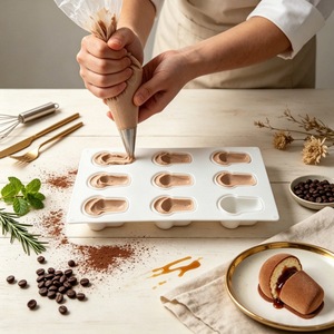 Mushroom Mousse Silicone <b>Mold</b> 9 Cavity Chocolate Baking Tool For Dessert Cake Making - Product Image 4