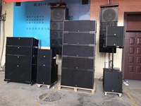 Altavoz de Audio de Voz Clara Dual de 12 Pulgadas, Conjunto de Línea de Arreglo SHOW para Exteriores, Morin LA-212