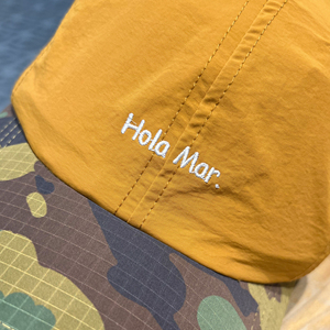 Lightweight Water Resistant Nylon Dad <b>Cap</b> Hola Mar Quick Dry Two Tone <b>Camo</b> Brim Baseball <b>Cap</b> - Product Image 5