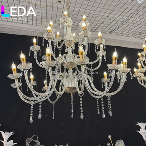 LEDA Factory Direct Supply <b>Wedding</b> <b>Ceiling</b> Lamps <b>Wedding</b> <b>Decoration</b> European-Style Acrylic Crystal Chandeliers - Product Image 6
