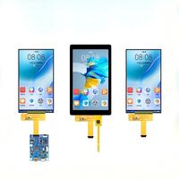 Pantalla LCD IPS TFT de 5.5 Pulgadas, Módulo LCD de 1080x1920 Ultra Ancho, Panel LCD con Barra, Placa de Control de Pantalla LCD, Pantalla para Raspberry Pi