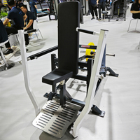 TZFITNESS GF001 Équipement de musculation commercial, machine à presse pectorale assise à charge de plaques, capacité de 1,6 T, 120 kg