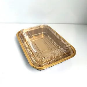 JY-820压花寿司容器派对托盘矩形塑料食品容器包装食品托盘